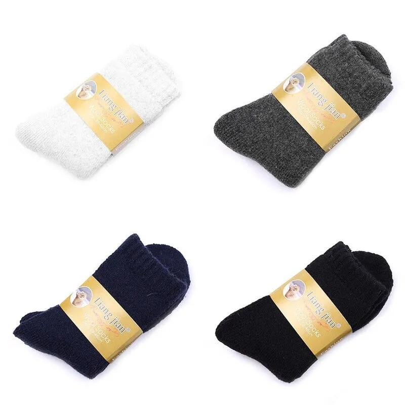 1 Pair Men's Thicken Thermal Wool Cashmere Casual Winter Warm Socks