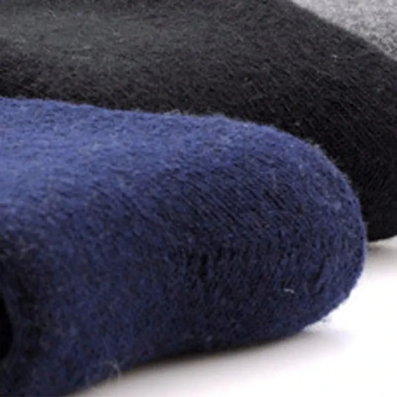 1 Pair Men's Thicken Thermal Wool Cashmere Casual Winter Warm Socks