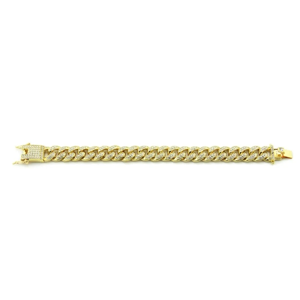 12mm Hip Hop Bracelet-Cuban Link Bracelet- Gifts For Men