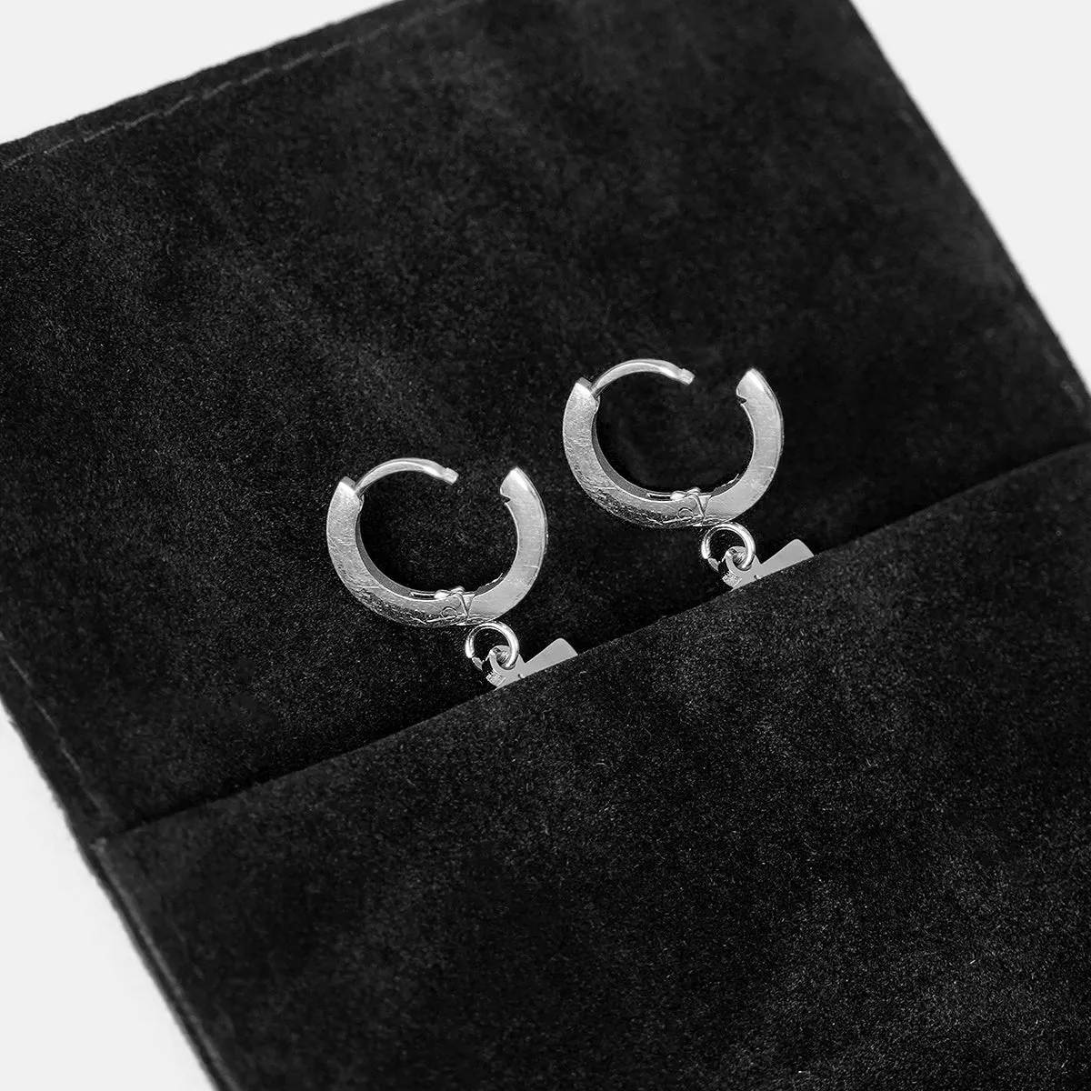 16 Number Earring - Stainless Steel