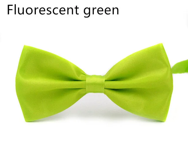 2017 New Fashion Boutique Mens Bow Ties for Men Groom Wedding Party Women Butterfly Bow Tie Solid Bowtie Men Gravata Cravate