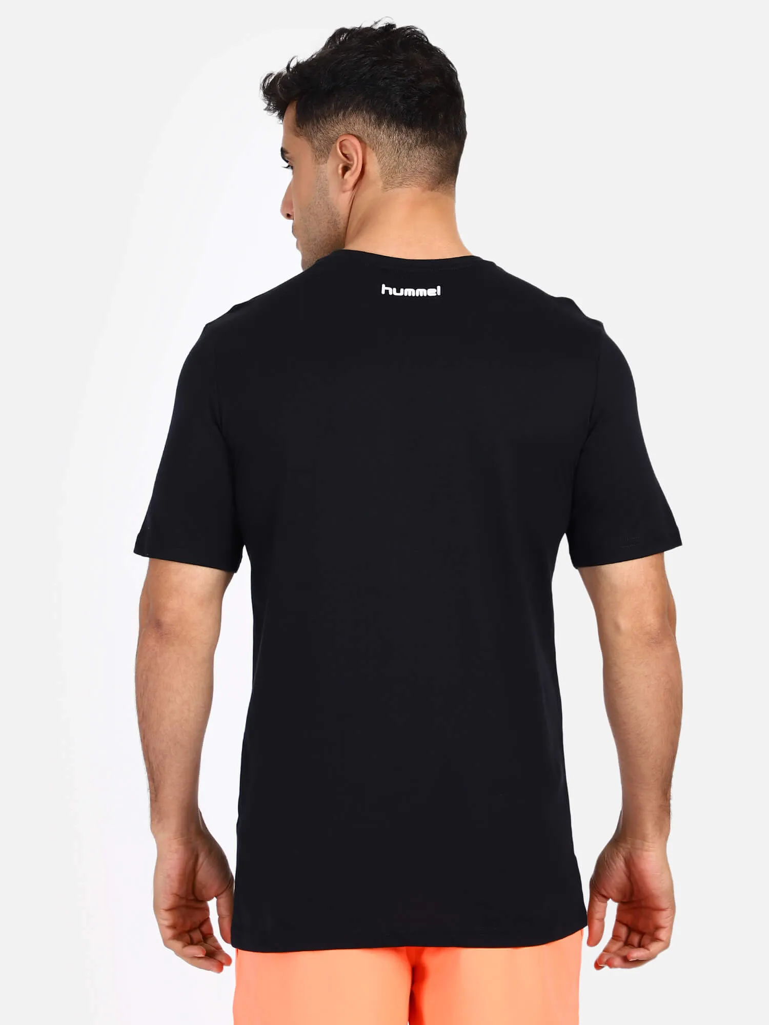 Absalon Men Cotton Black T-Shirt