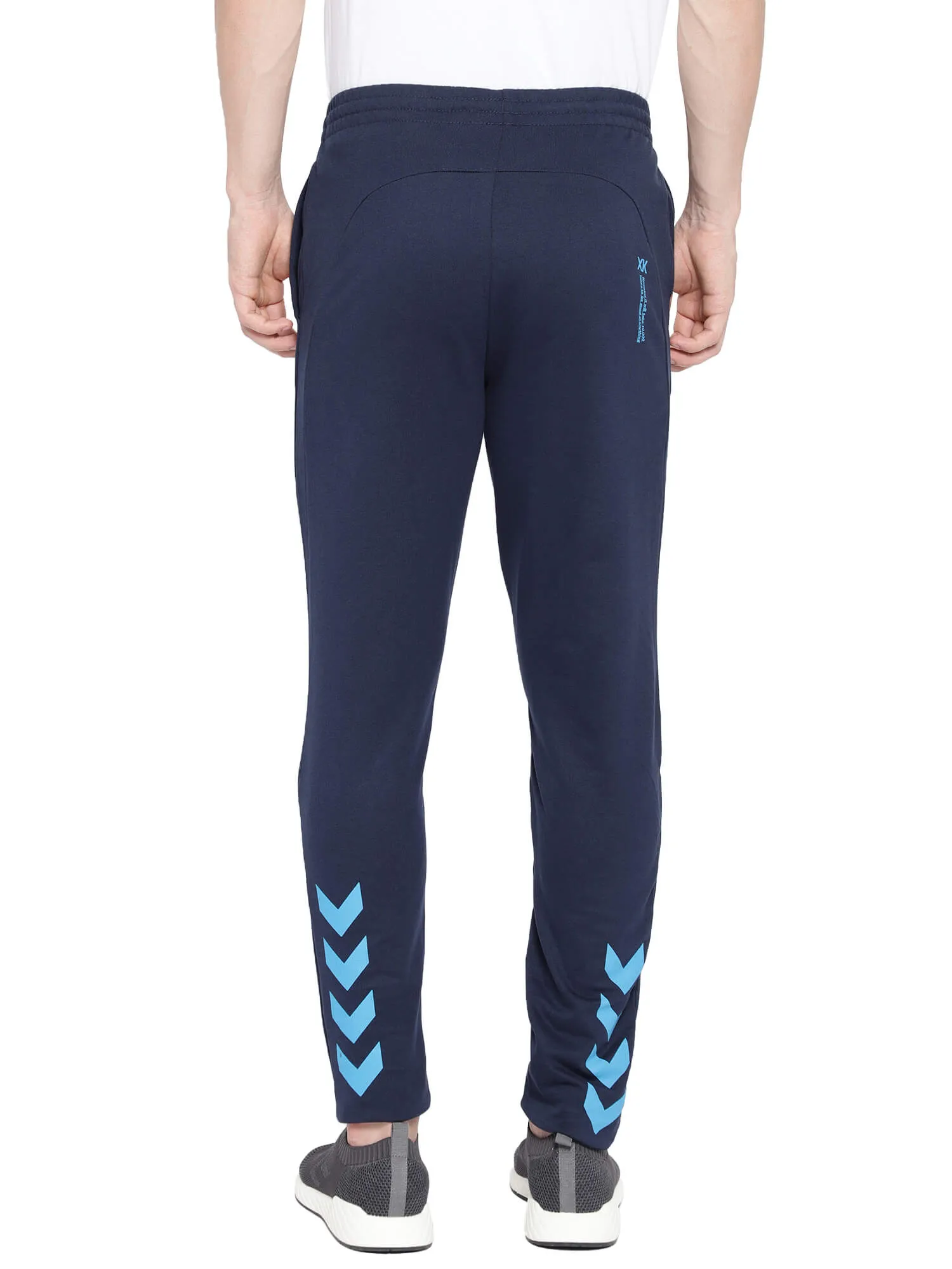 Action Cotton Men Cotton Blue Training Pant