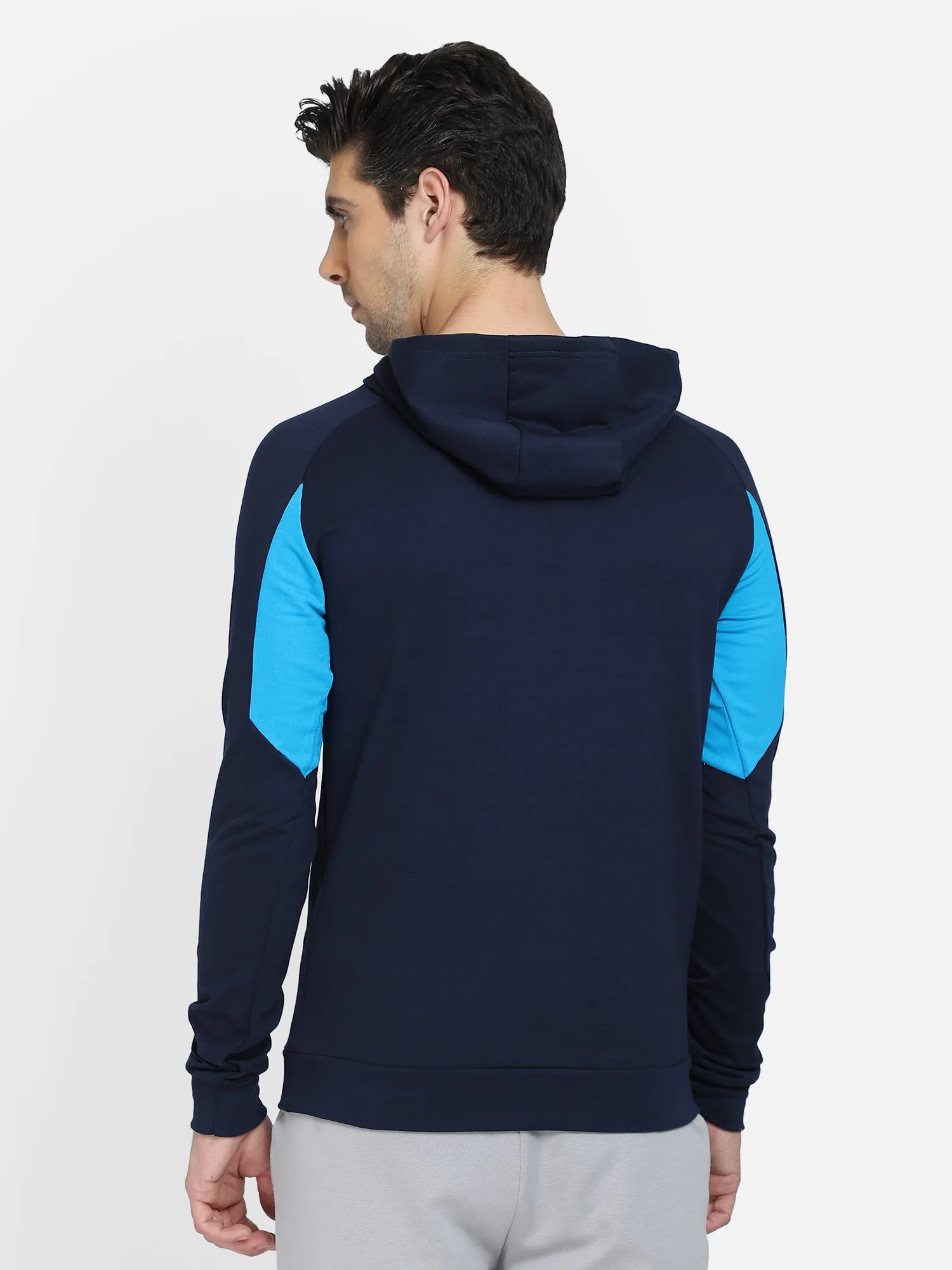 Action Men Cotton Blue Hoodie