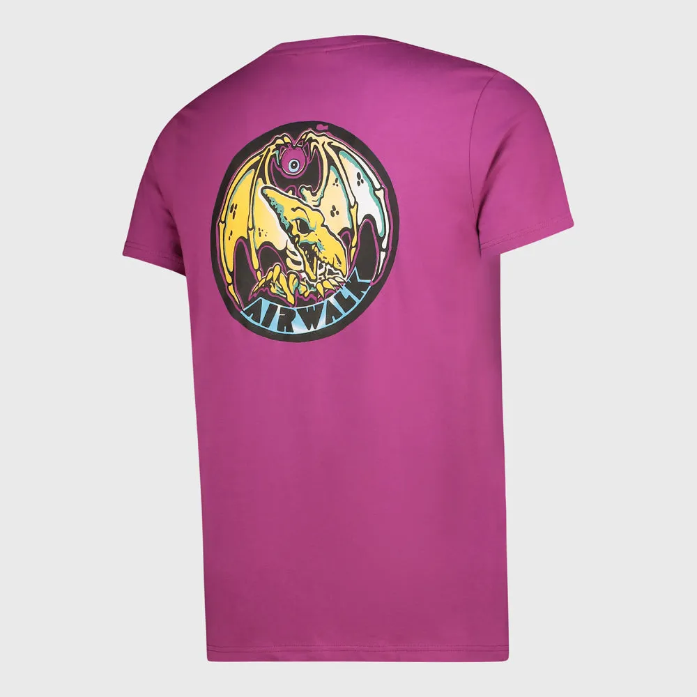 Airwalk Men's Acid Drop Tee Purple