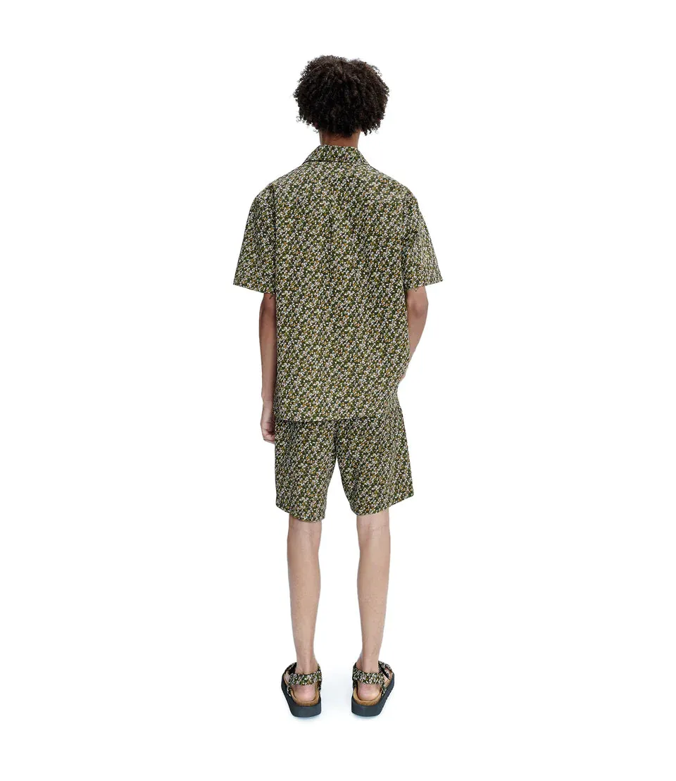 A.P.C x Liberty Chris short-sleeve shirt Khaki