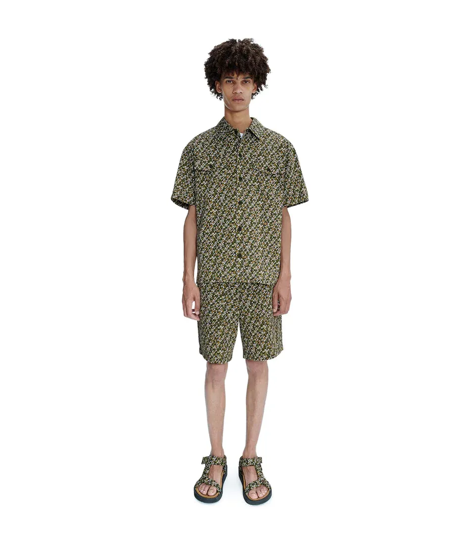 A.P.C x Liberty Chris short-sleeve shirt Khaki