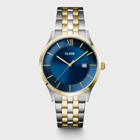 Aravis 3-Hand Watch, Blue, Bicolour