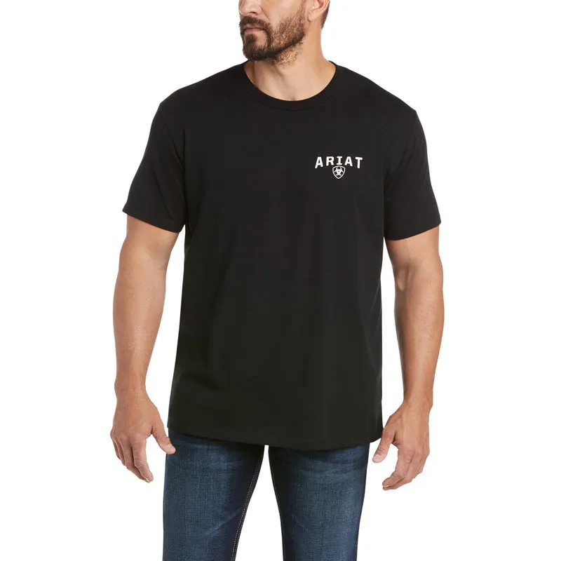 'Ariat' Men's 93 Liberty Tee - Black