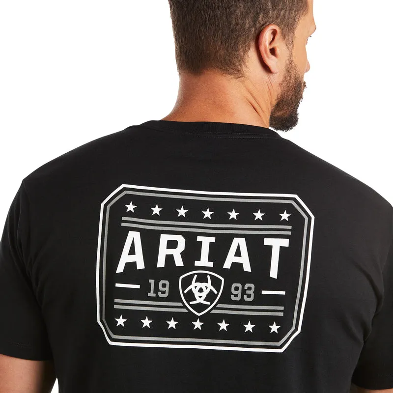 'Ariat' Men's 93 Liberty Tee - Black