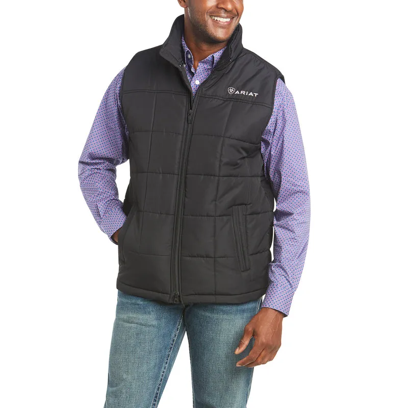 'Ariat' Men's Crius Insulated Vest - Black