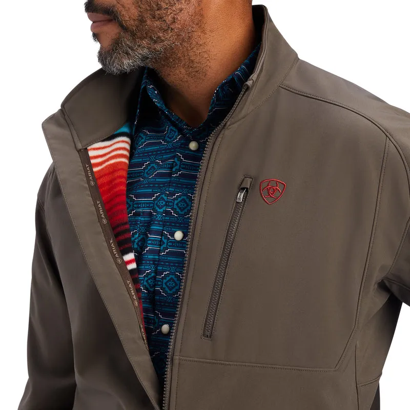 'Ariat' Men's Logo 2.0 Softshell Jacket - Banyan Bark