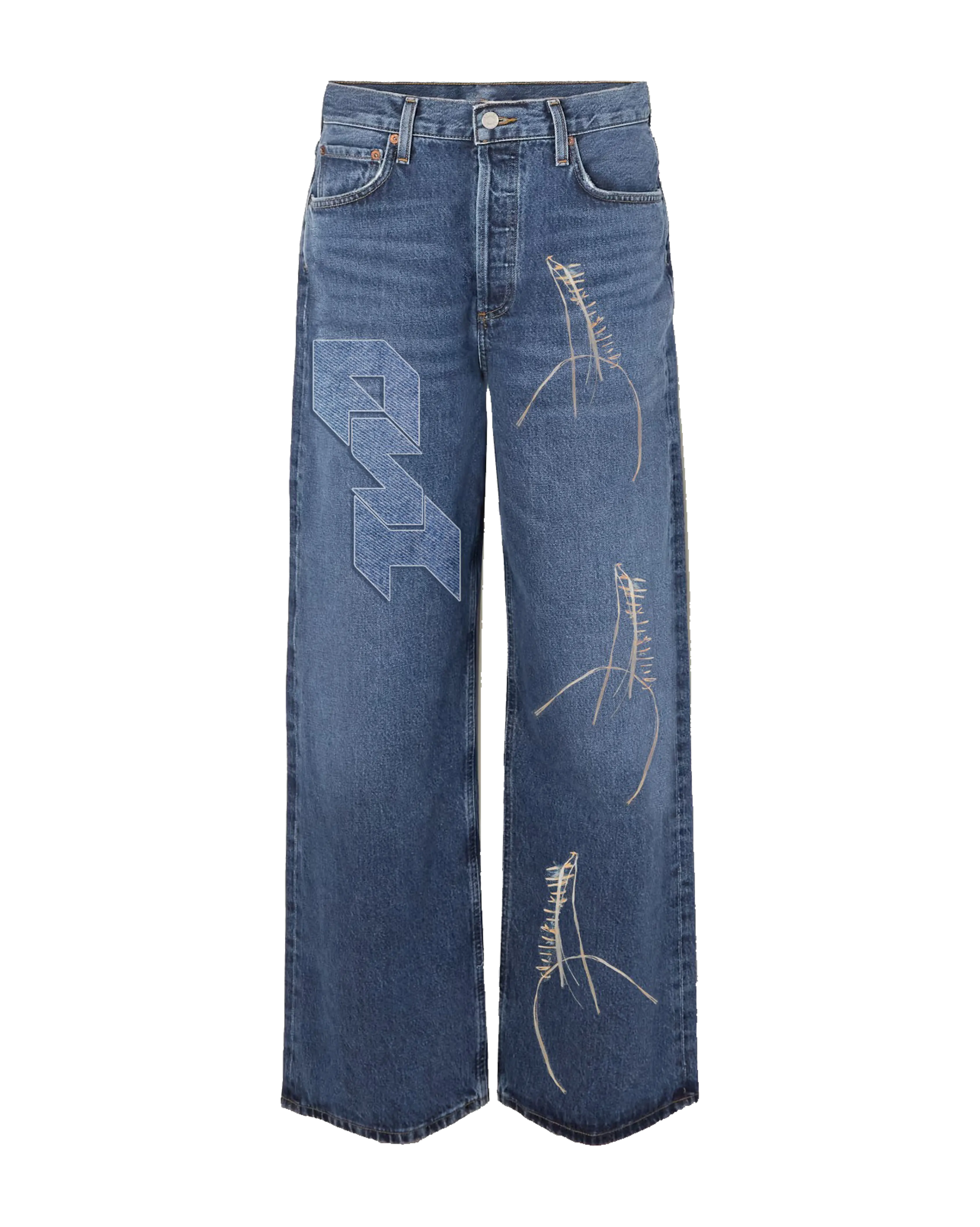 Ashluxe El Clasico Denim Pant - Blue