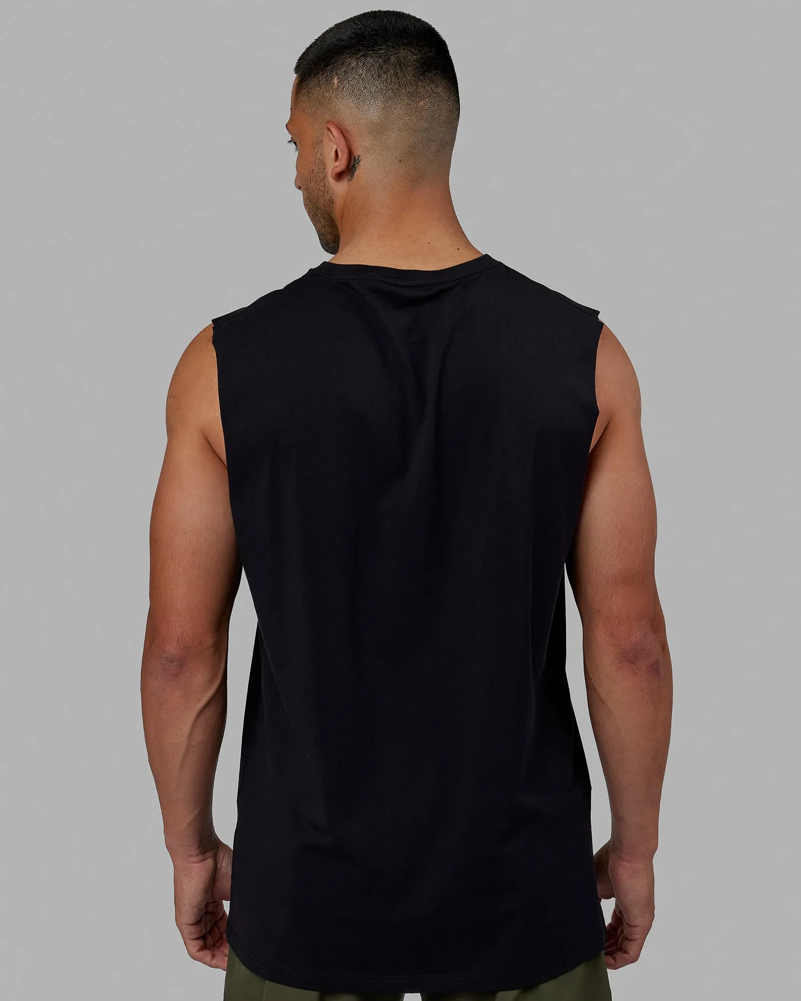 Base FLXCotton Tank - Black