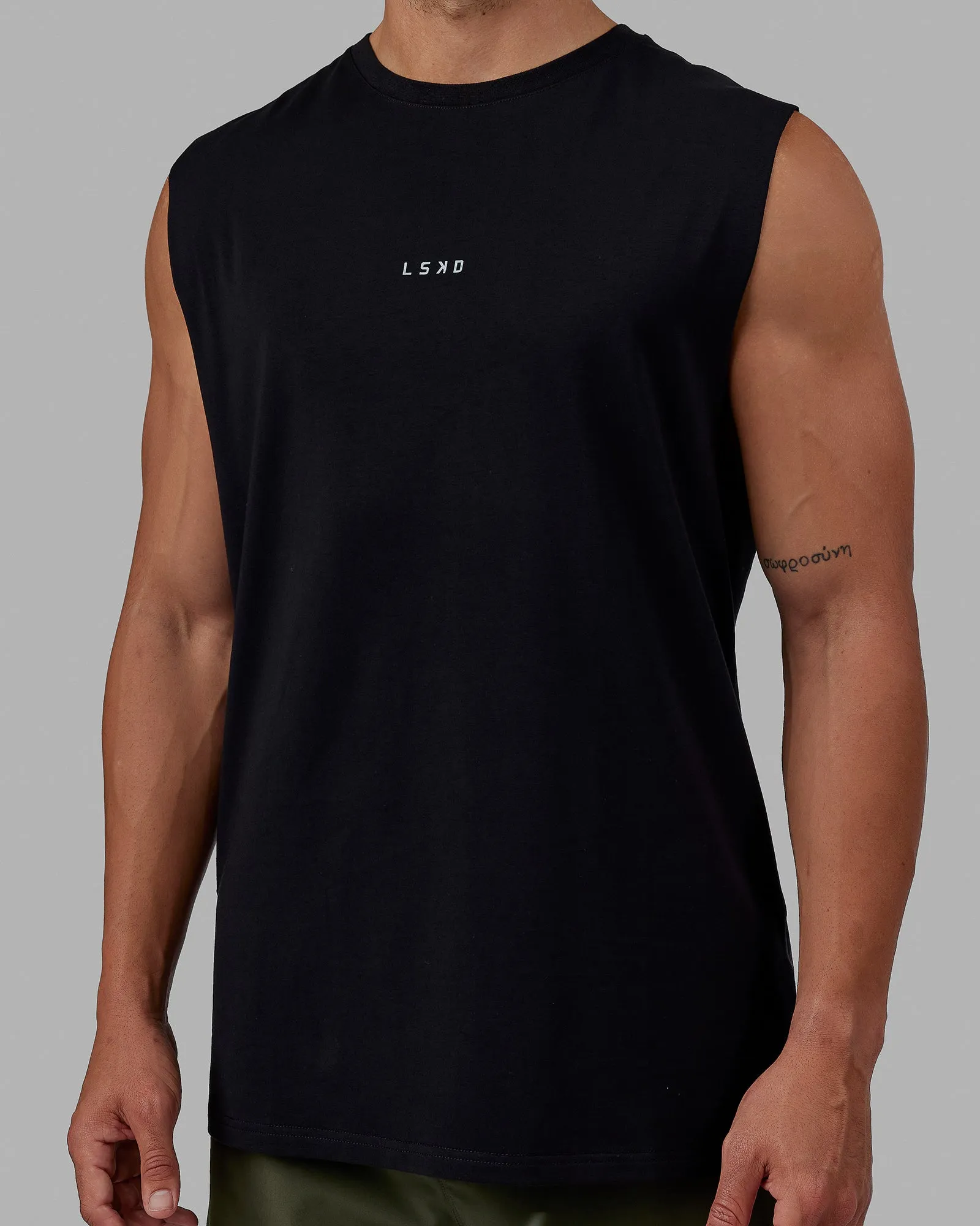 Base FLXCotton Tank - Black