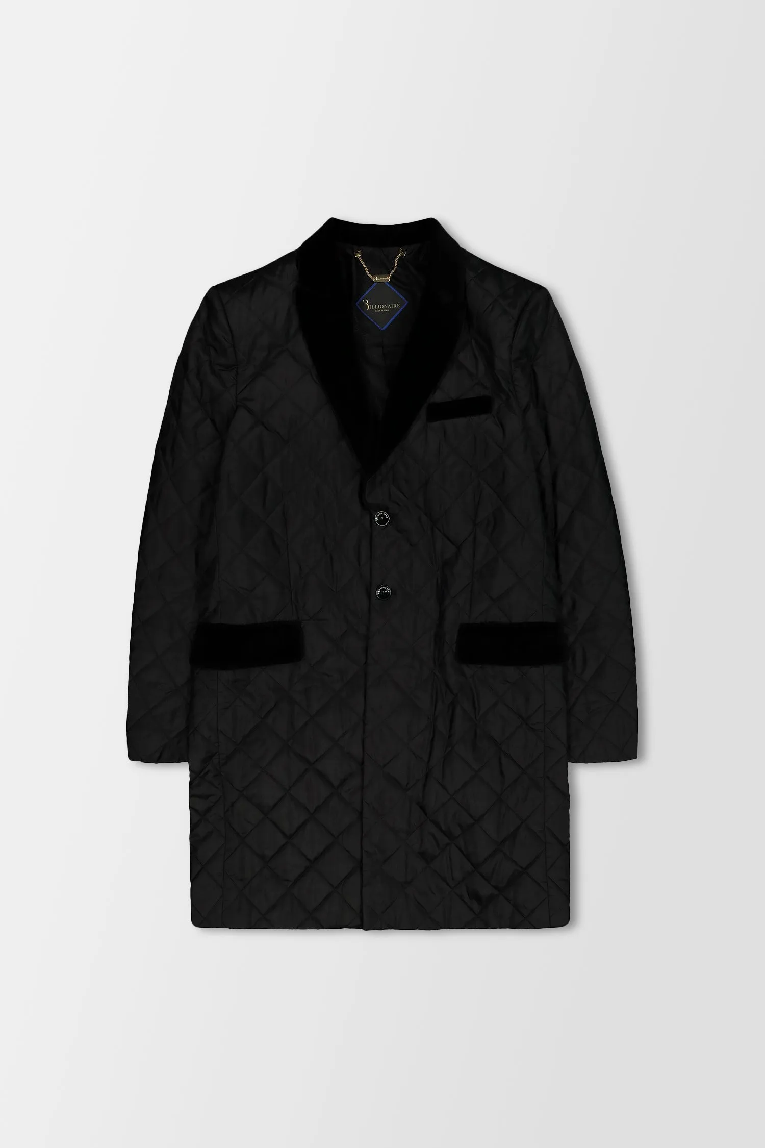 Billionaire Black Long Coat