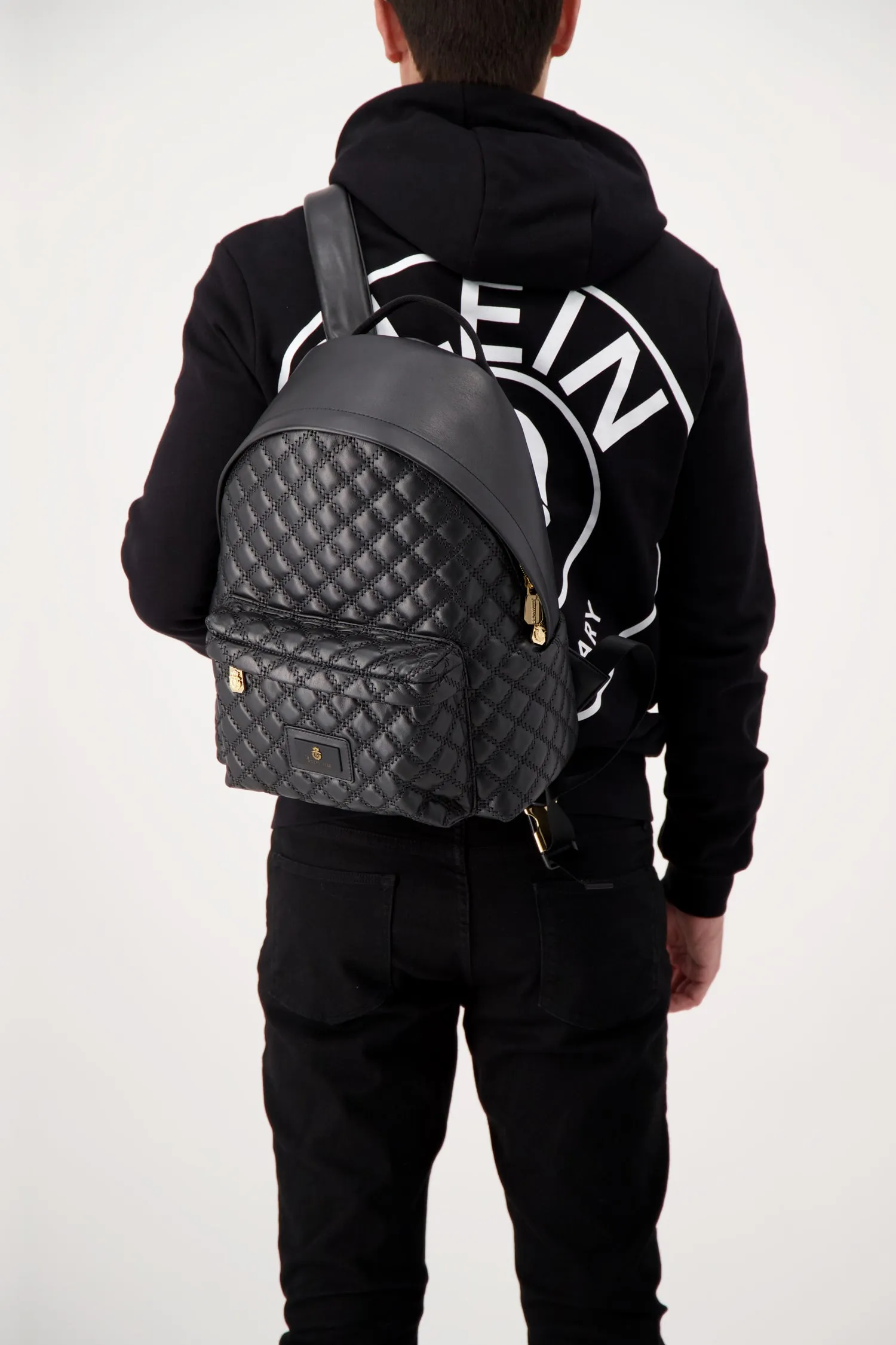 Billionaire Black/Gold Statement Backpack