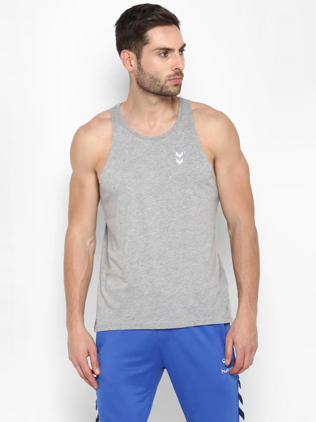 Bjorn Men Grey Tank Top