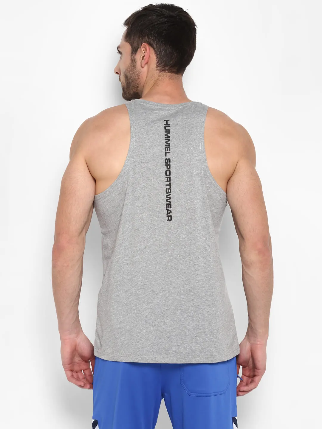 Bjorn Men Grey Tank Top