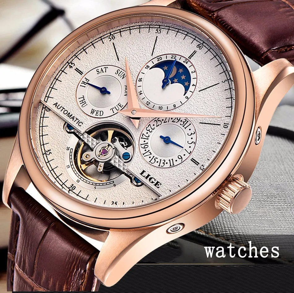 Brand Men watches Automatic mechanical watch