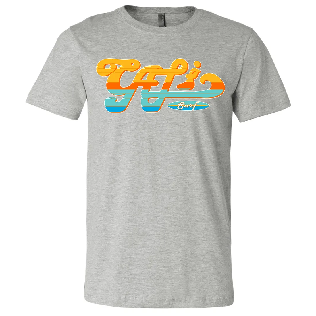 Cali Surf Asst Colors Mens Lightweight Fitted T-Shirt/tee