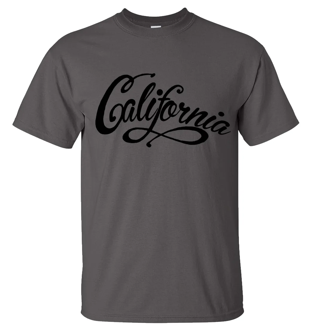 California Beach Script Black Print Asst Colors T-shirt/tee