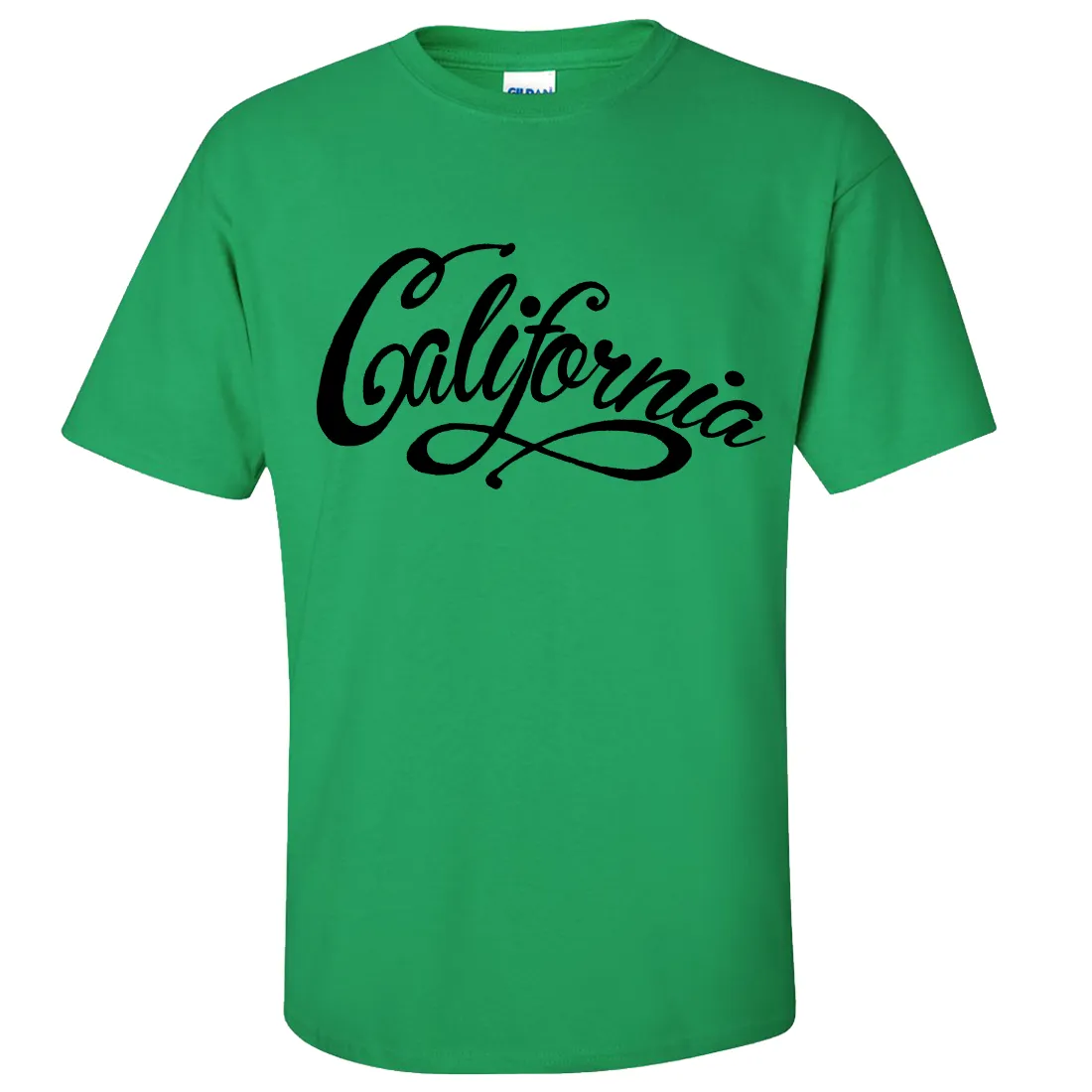 California Beach Script Black Print Asst Colors T-shirt/tee