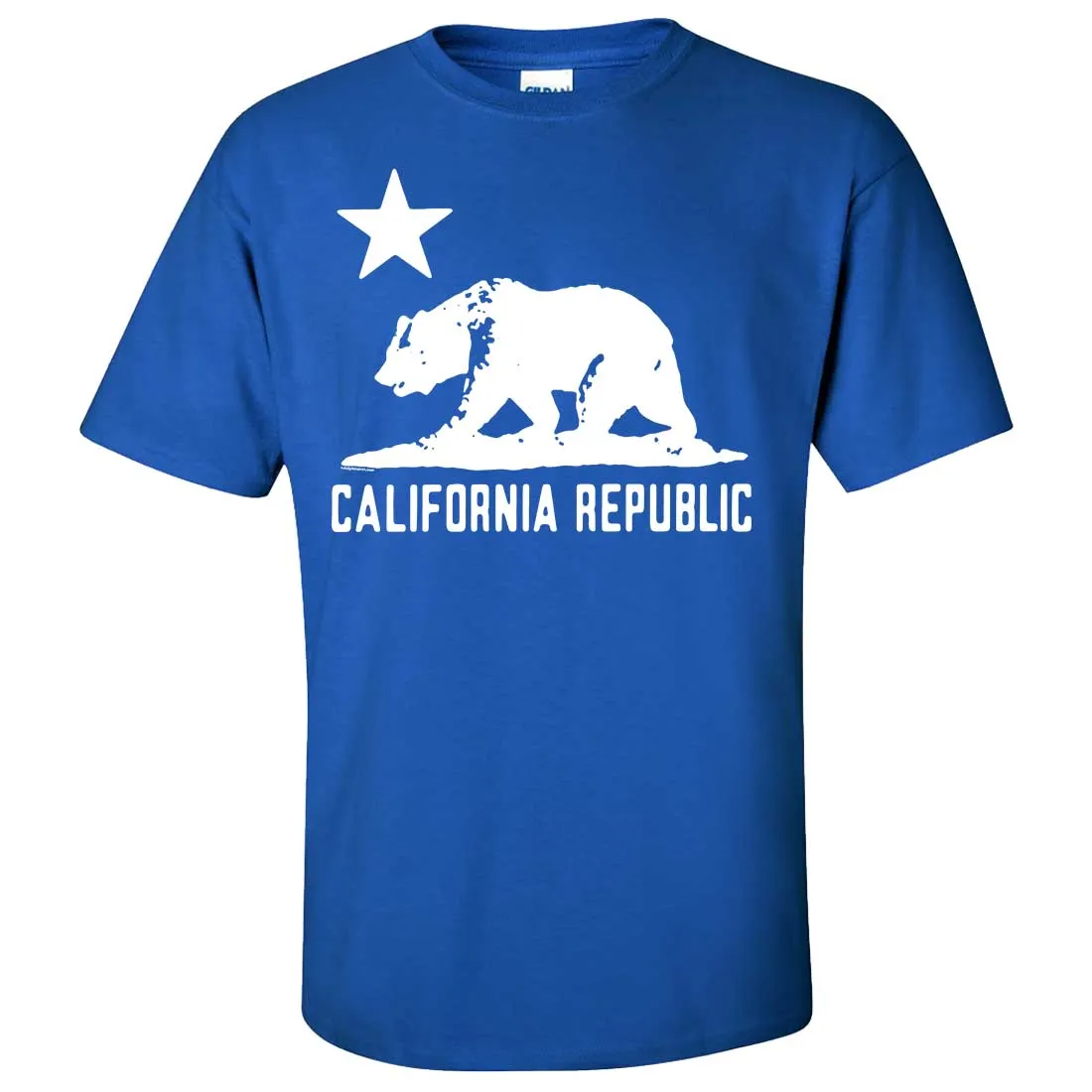 California Flag Oversized White Silhouette T-shirt/tee