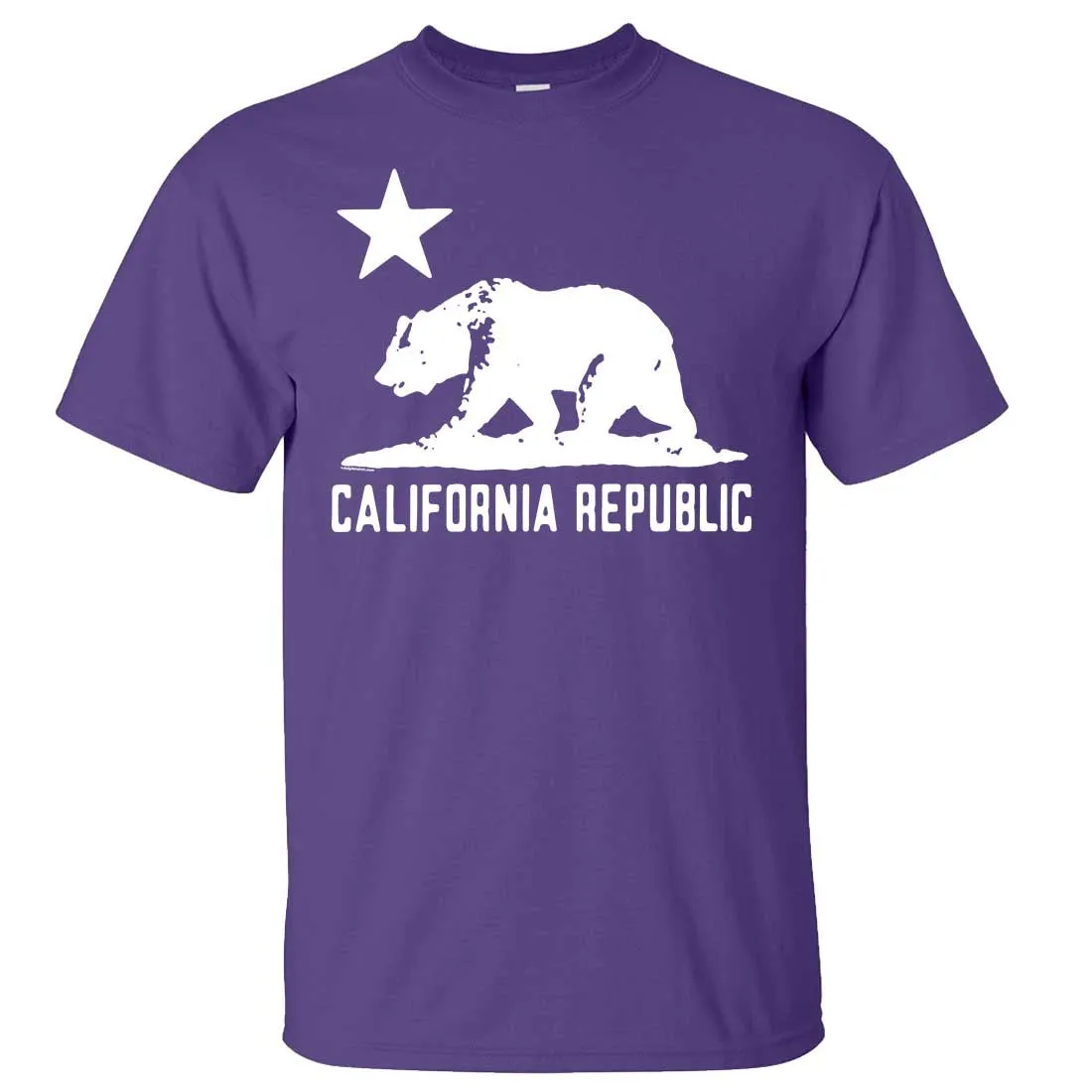 California Flag Oversized White Silhouette T-shirt/tee