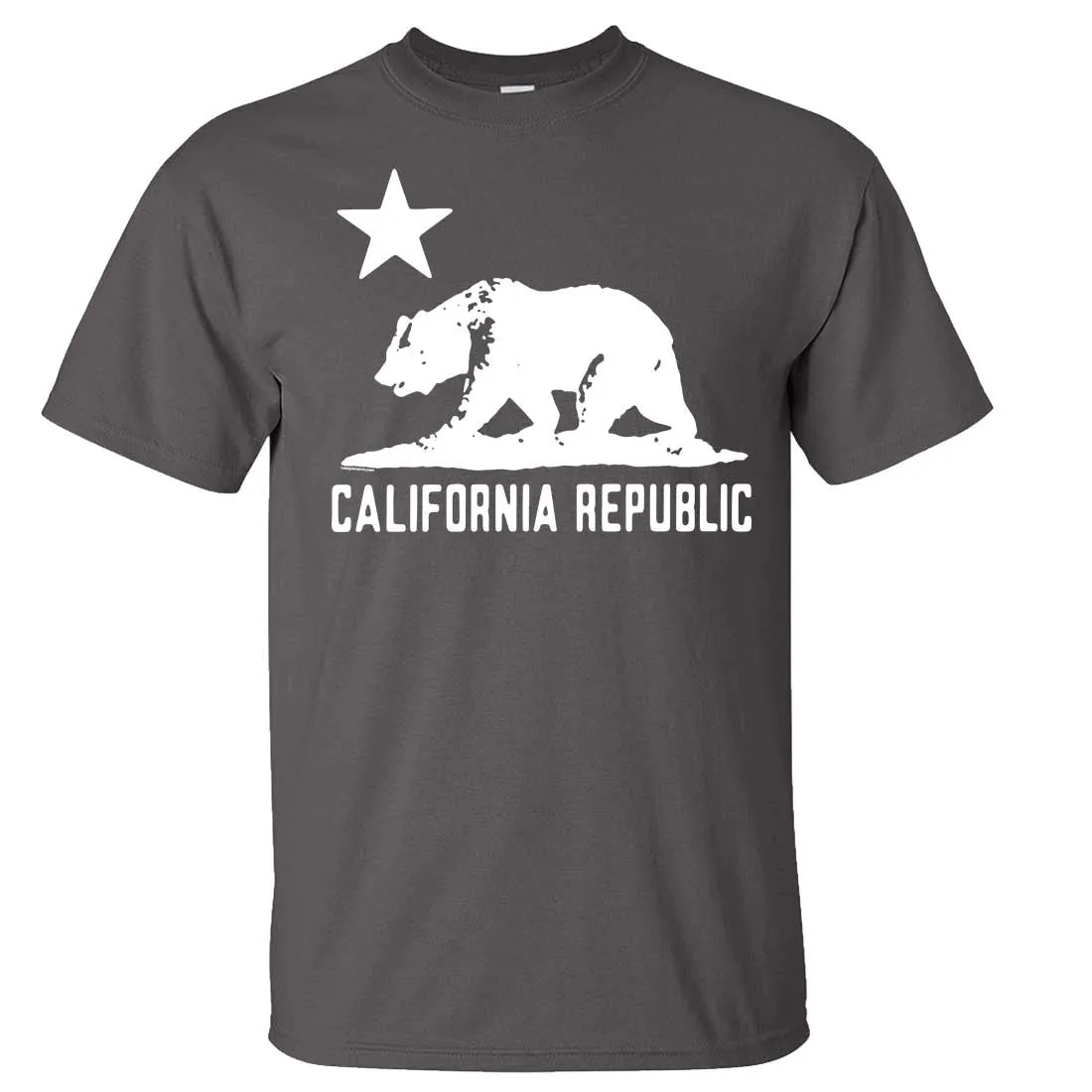 California Flag Oversized White Silhouette T-shirt/tee