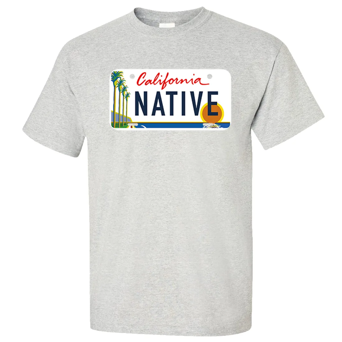 California Native License Plate Asst Colors T-shirt/tee