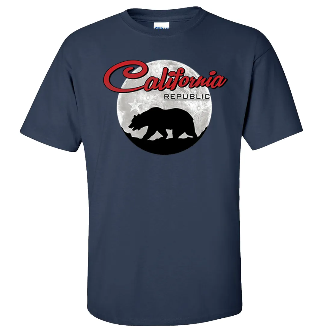 California Republic Full Moon Bear Asst Colors T-shirt/tee