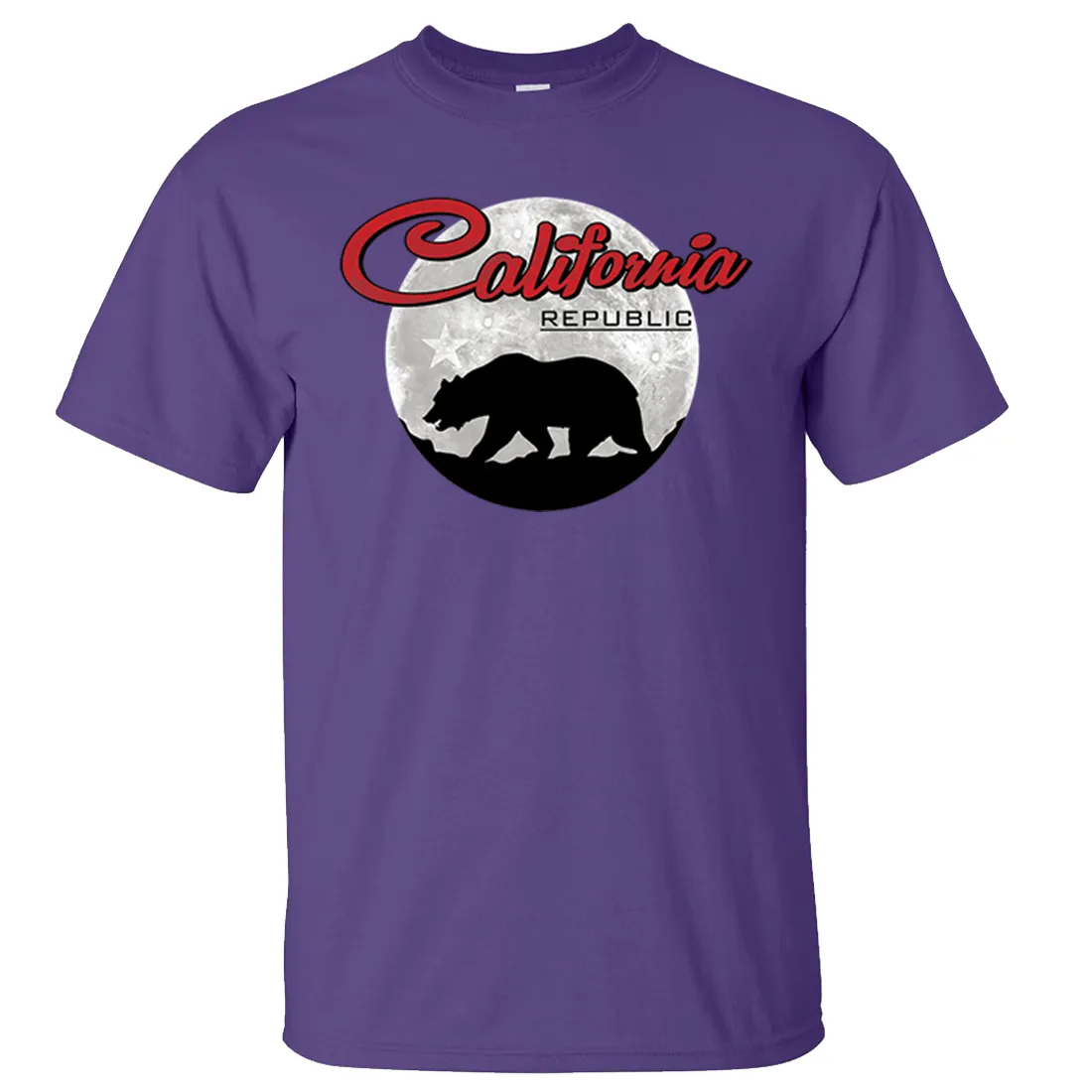 California Republic Full Moon Bear Asst Colors T-shirt/tee