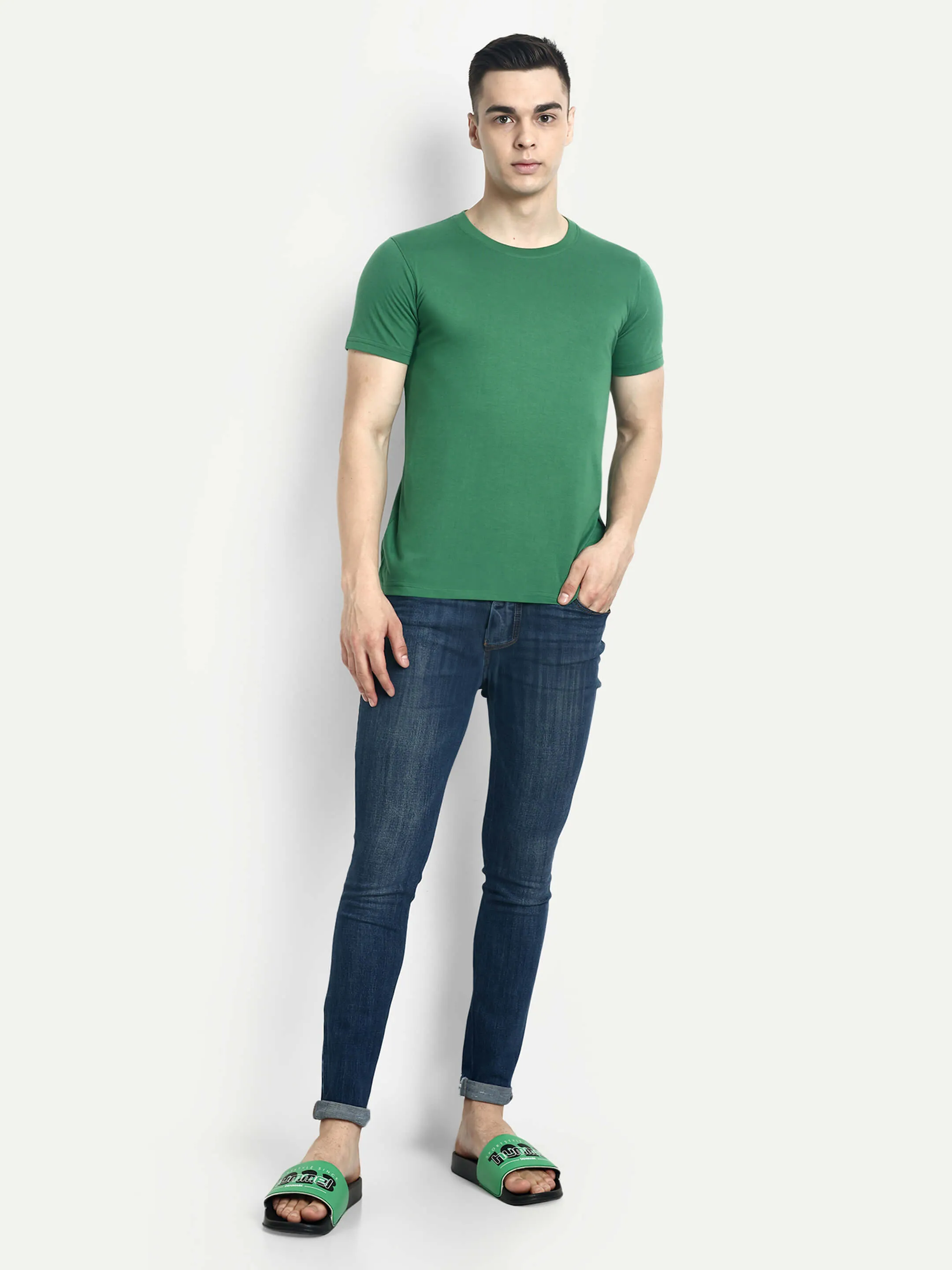 Cam Men's Green T-shirt