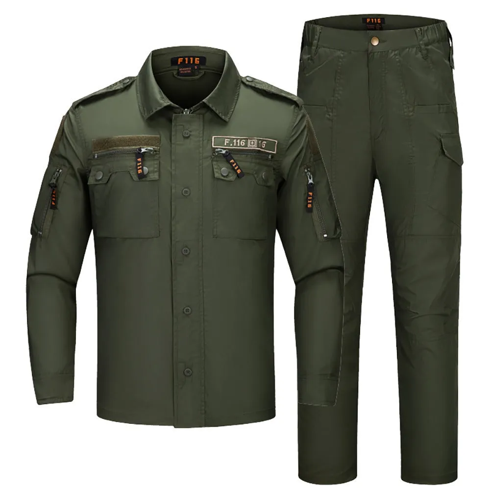 Camo Jacket and Pants Tactical Suits for Men