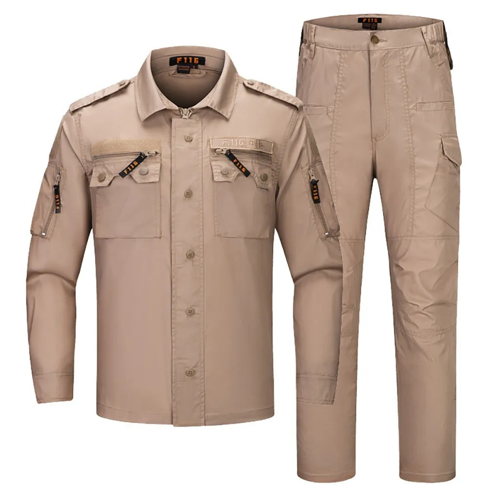 Camo Jacket and Pants Tactical Suits for Men