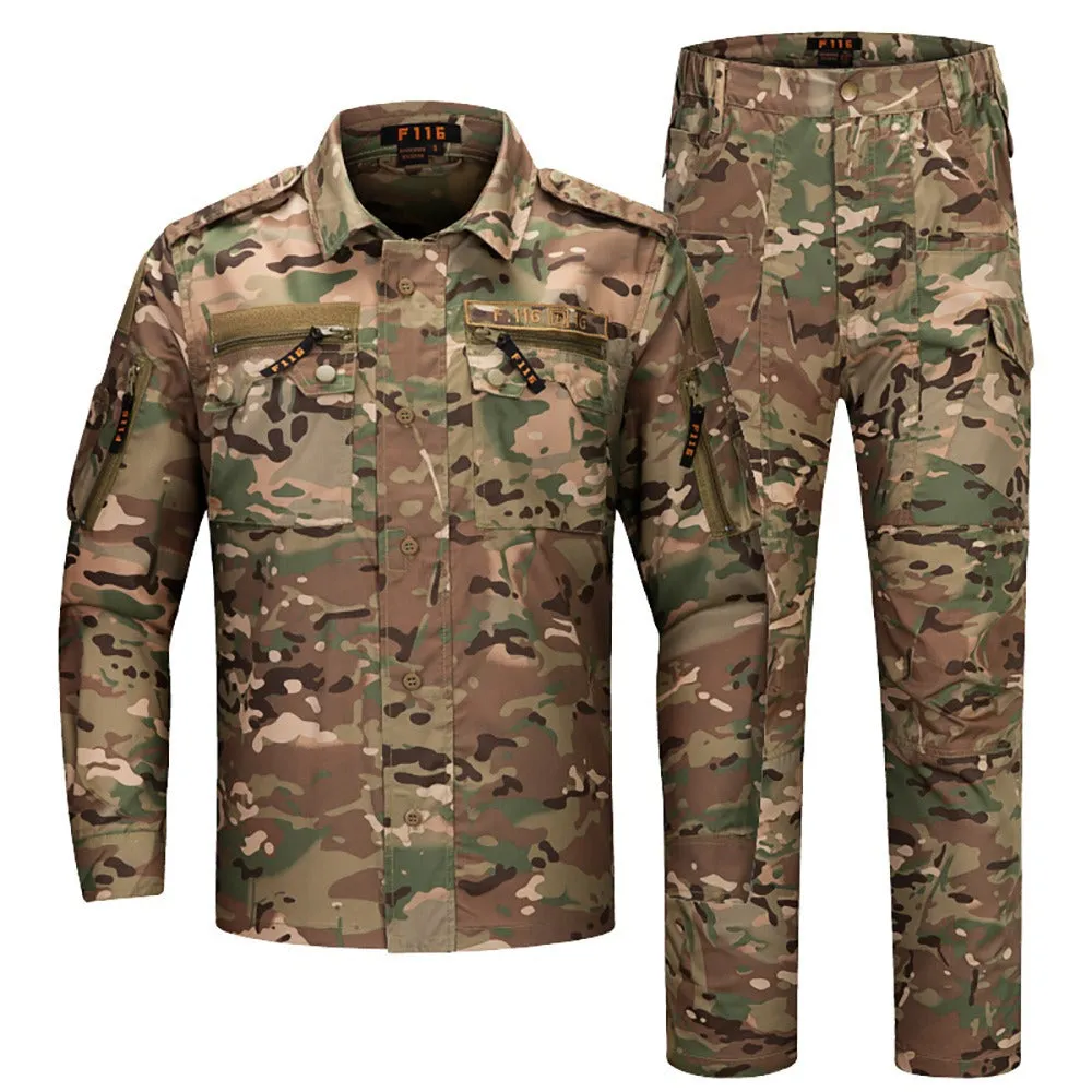 Camo Jacket and Pants Tactical Suits for Men