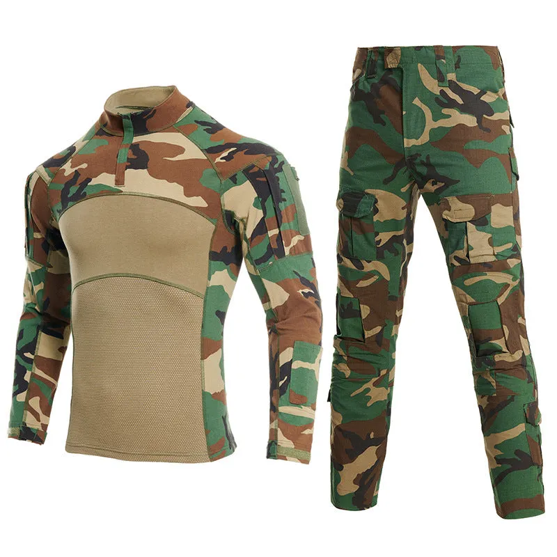 Camo Mens Combat Shirt Pants Tactical Suits Militray Styles