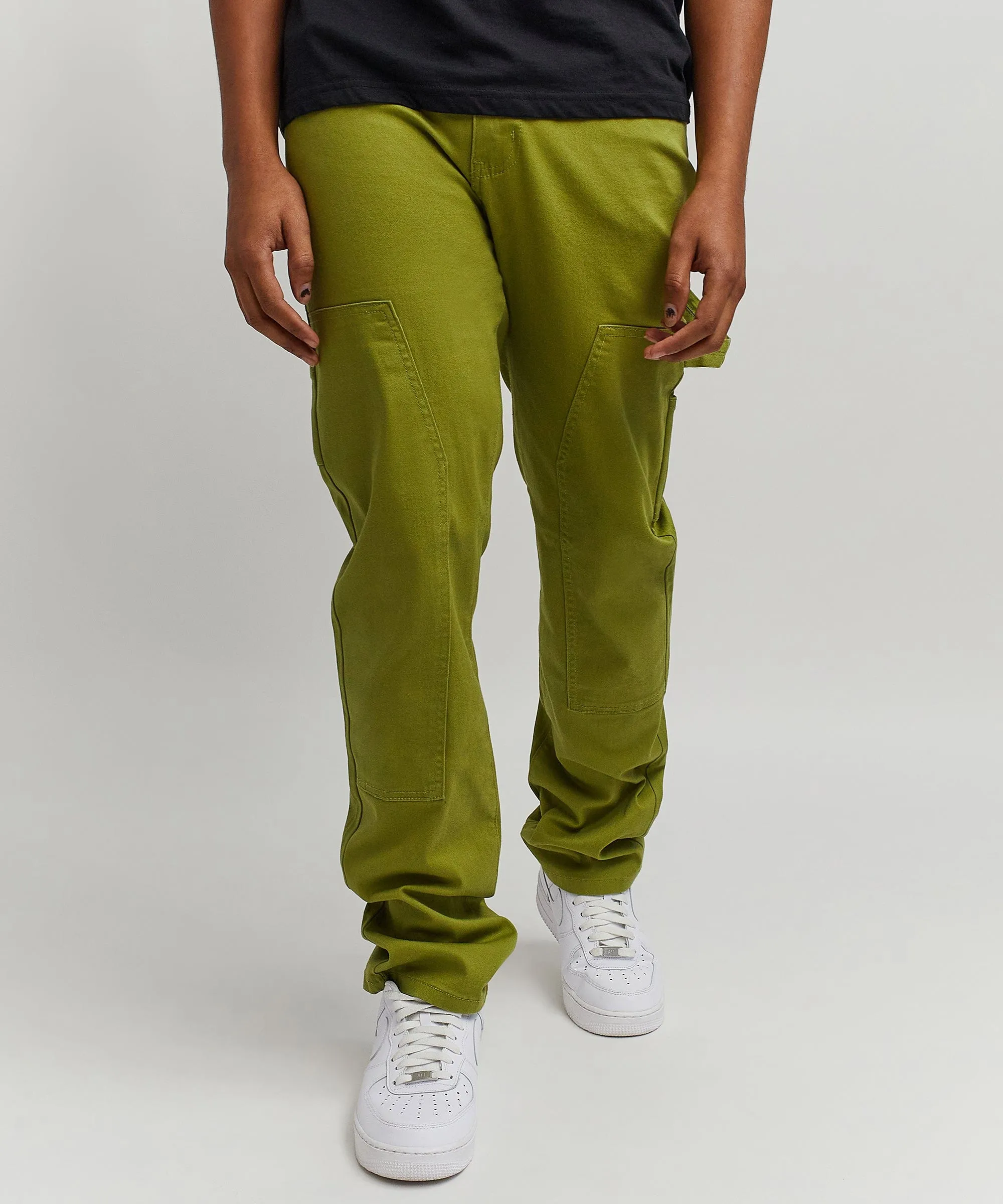 Carson Carpenter Denim Jeans - Olive Green