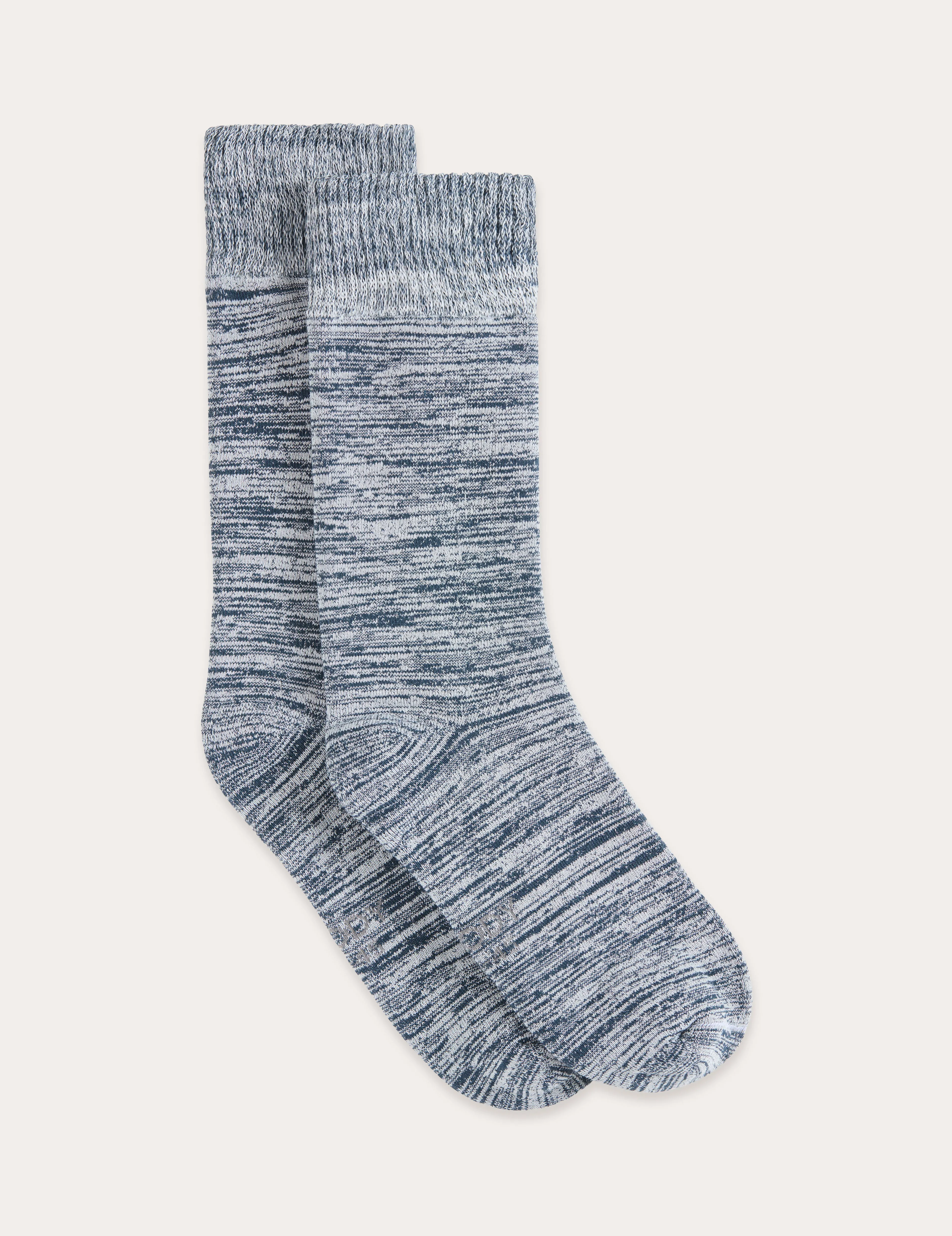 Chunky Bed Socks - Dove Marl