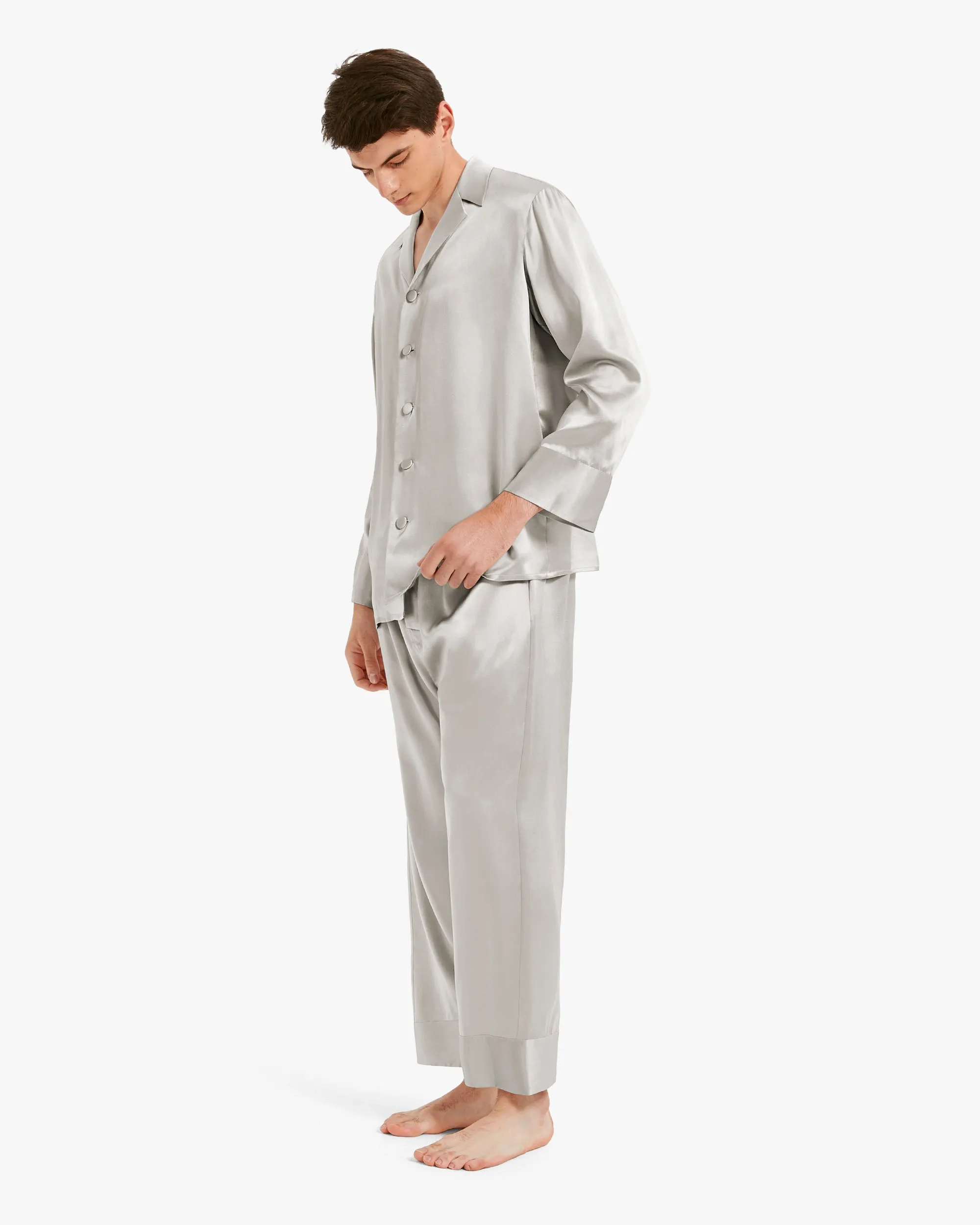 Classic Silk Pajamas - For Men