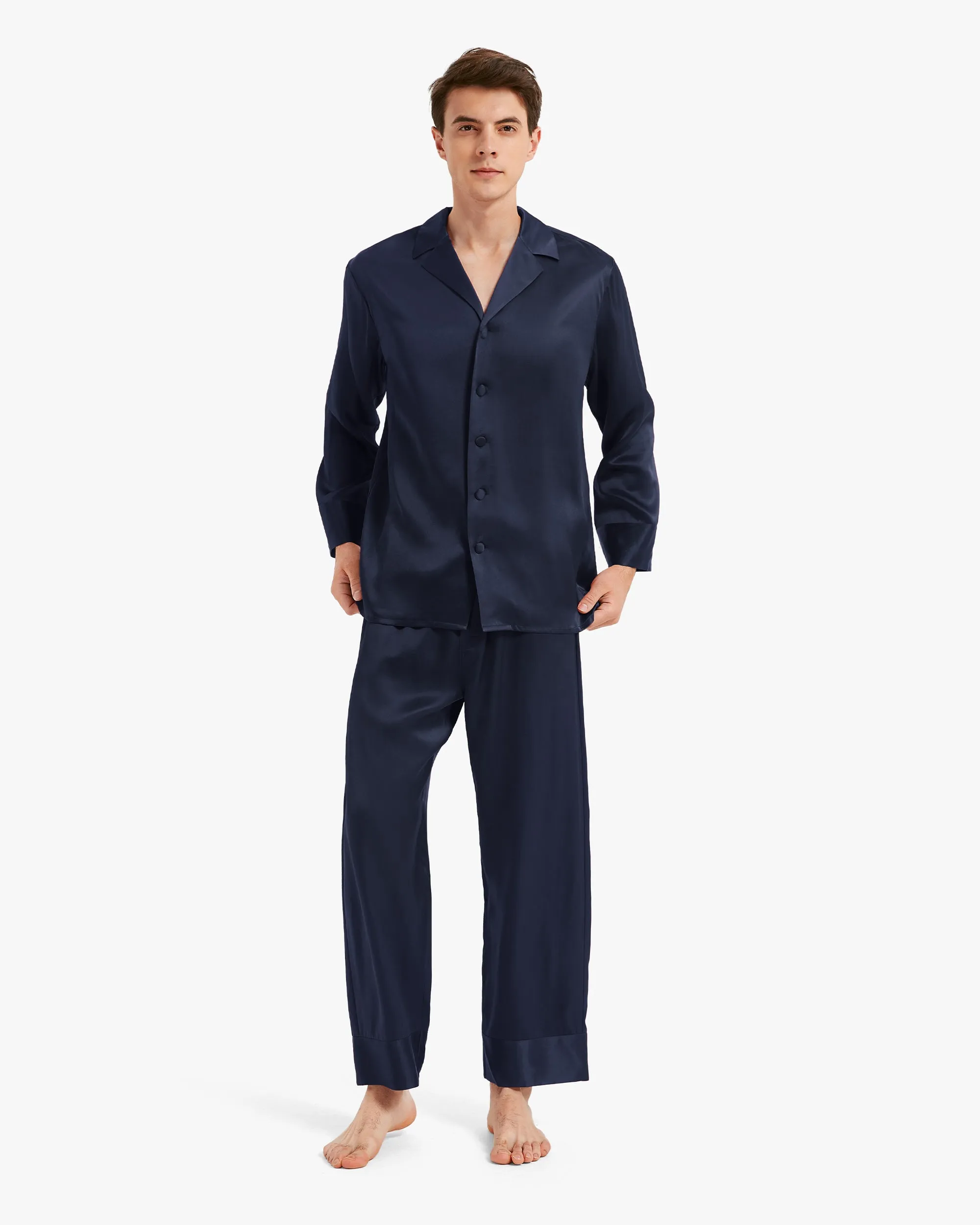 Classic Silk Pajamas - For Men