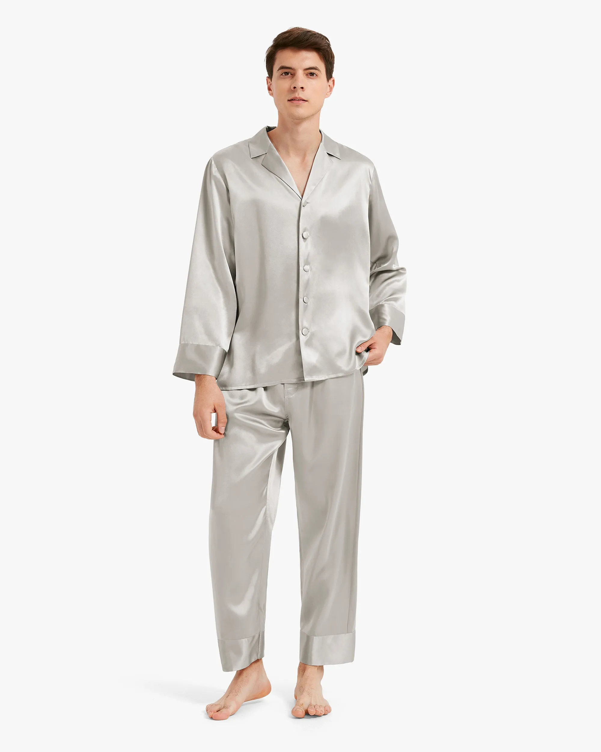 Classic Silk Pajamas - For Men