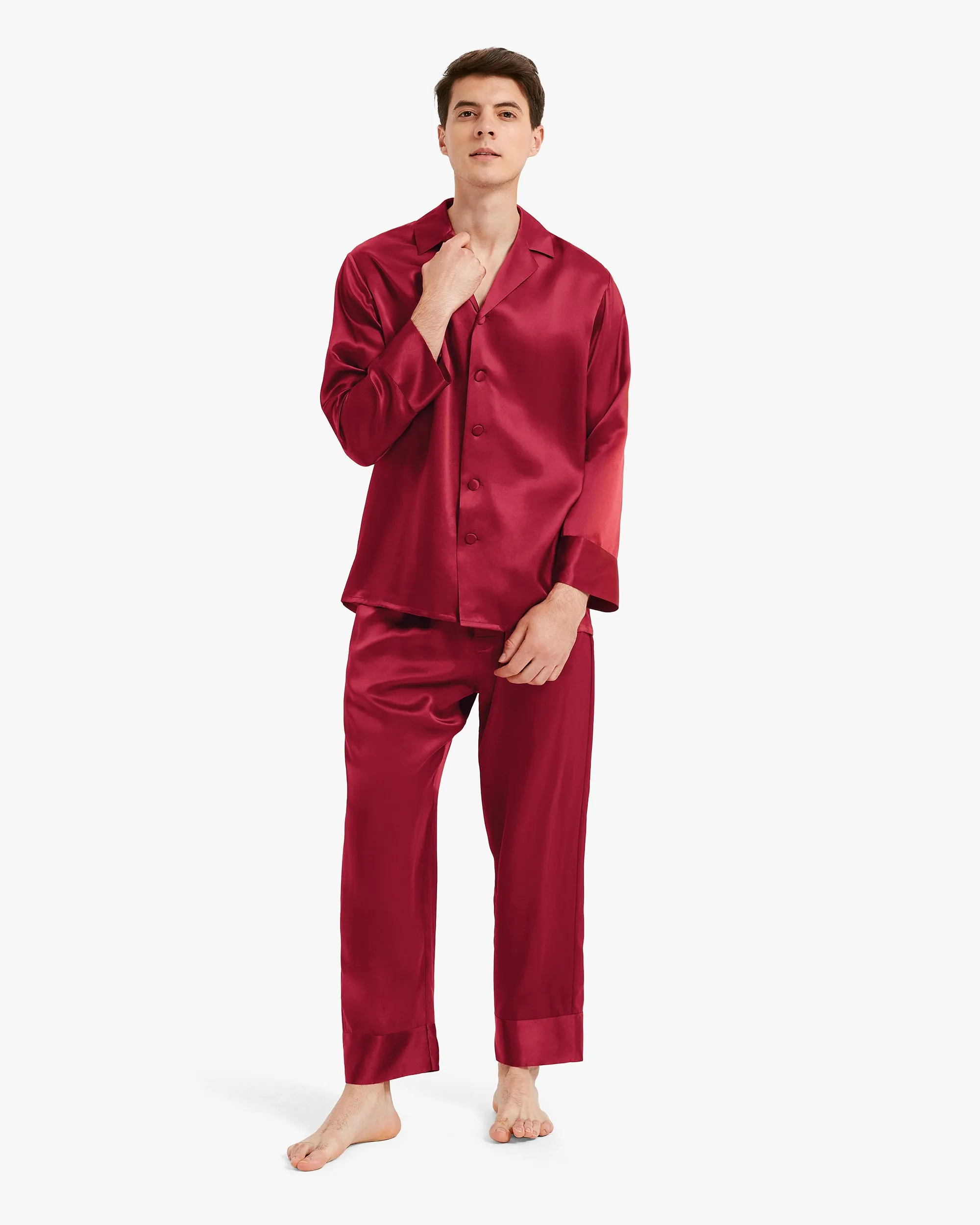 Classic Silk Pajamas - For Men