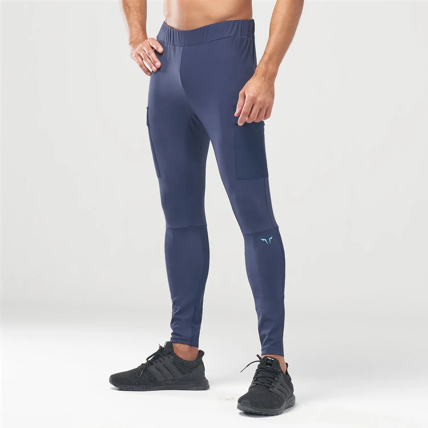 Code Cargo Running Tights - Blue Iris