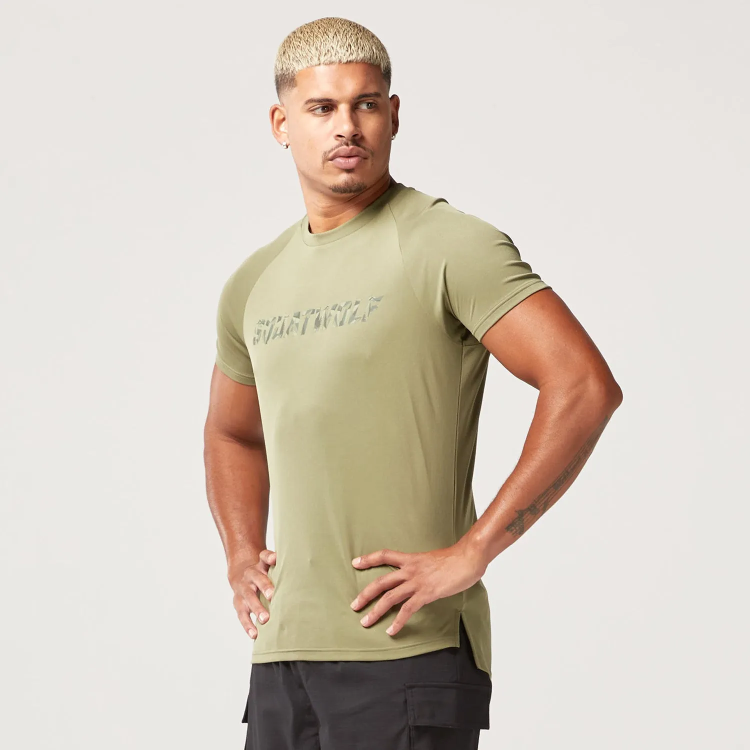 Code Muscle Tee - Deep Lichen Green