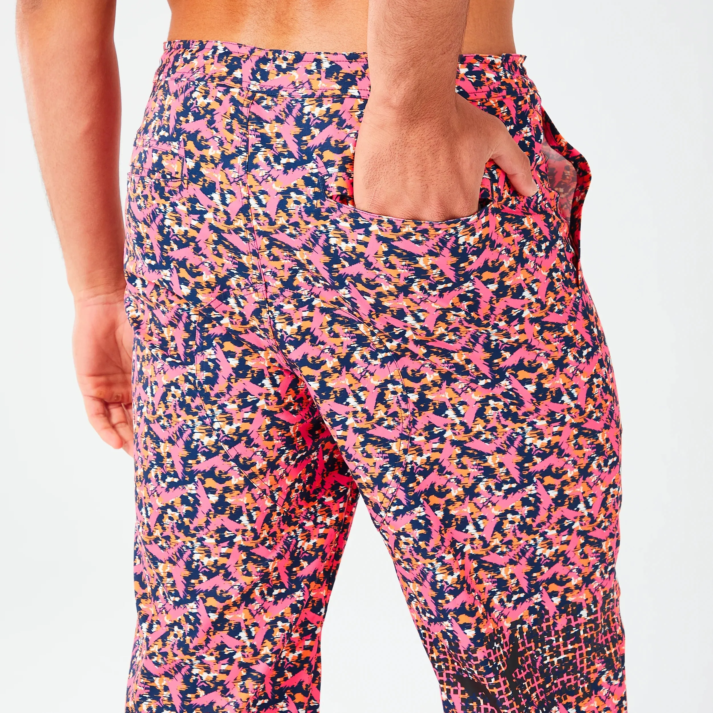 Code Para Pants - Hot Pink Glitch Camo