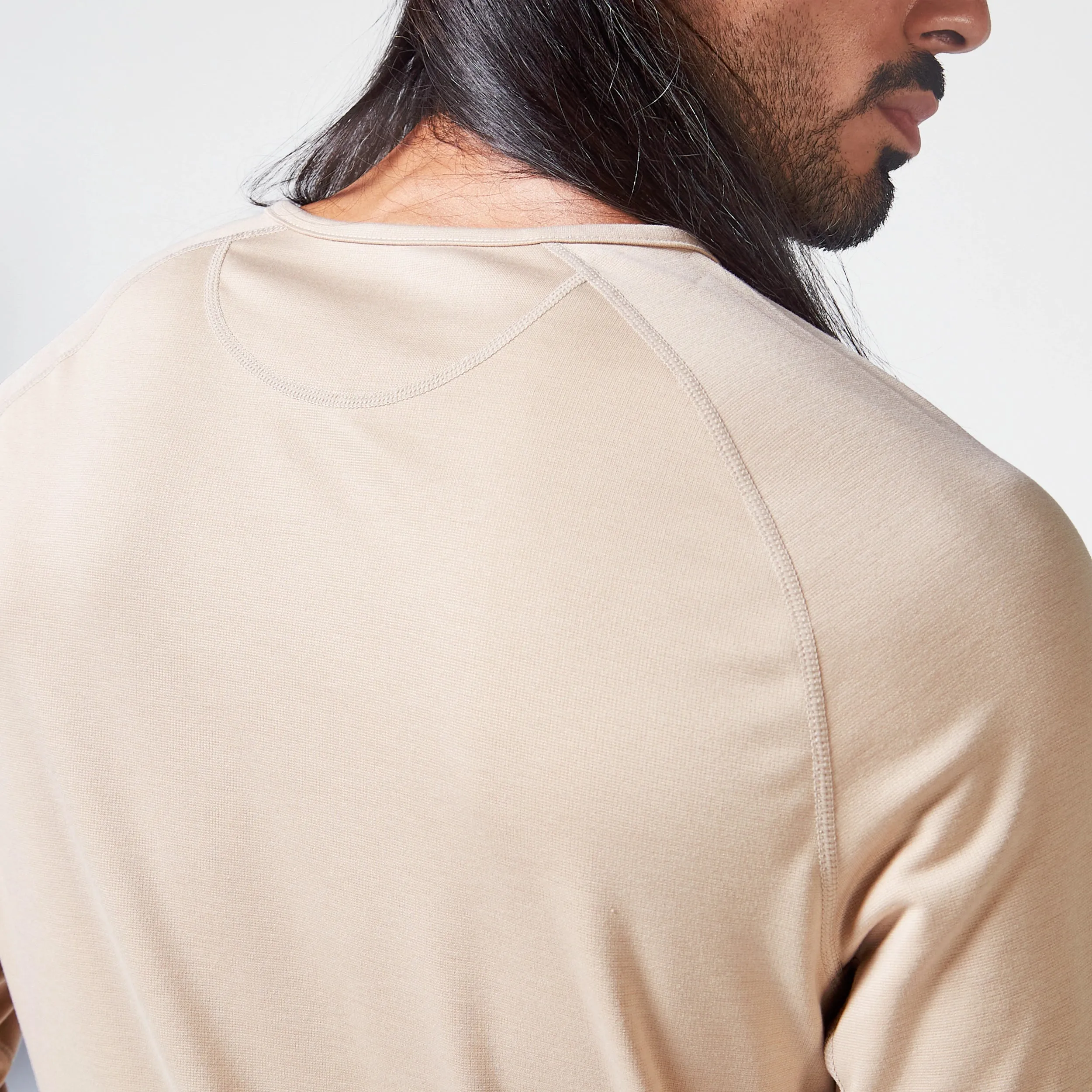 Code Urban Henley Tee - Cobblestone