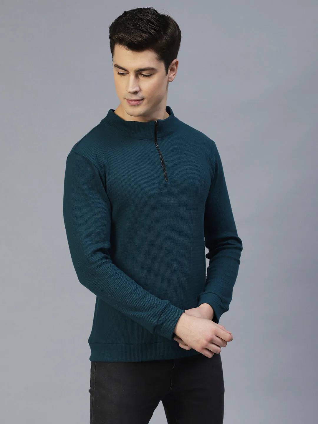 Comfy Henley Knit T-Shirt