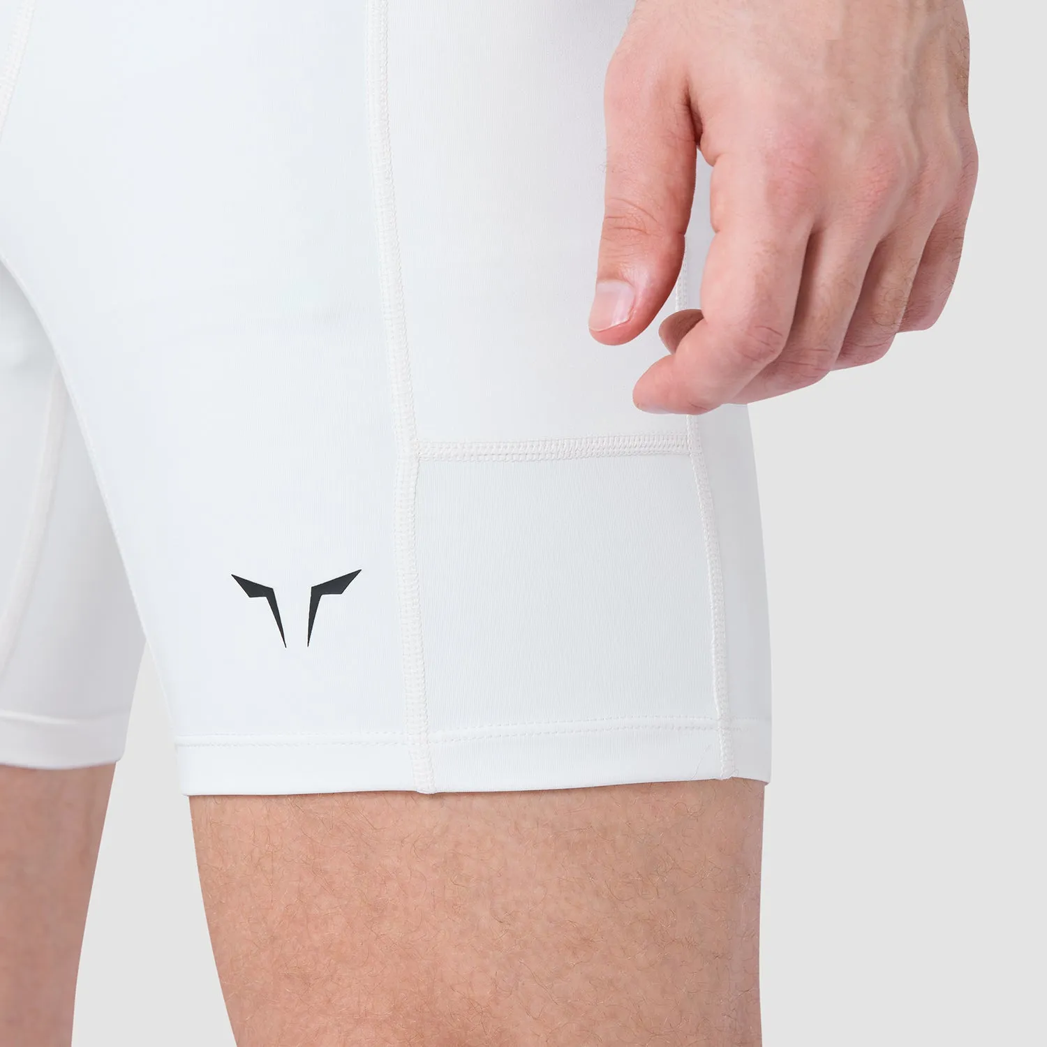 Core Base Layer Shorts 7" - Pearl White